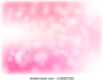 light bokeh abstract color pink blur background graphic design