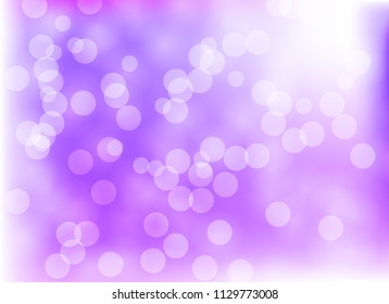 light bokeh abstract color purple blur background graphic design