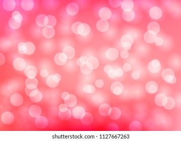 light bokeh abstract color red blur background graphic design