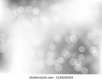 light bokeh abstract gray blur background design