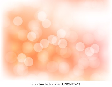 light bokeh abstract  orange blur background graphic design