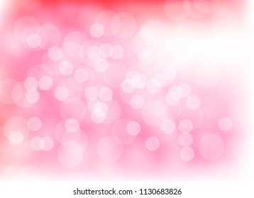 light bokeh abstract pink blur background graphic design
