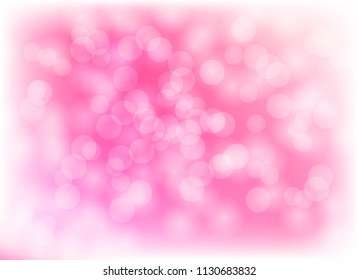 light bokeh abstract pink blur background graphic design