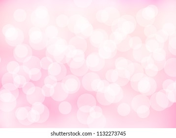 light bokeh abstract pink blur background 