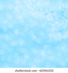 Light bokeh background made from color circle.  Vector illustration