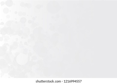 Light bokeh background. Scalable vector illustration. Pattern with circles of different scale and transparency with overlap. Easy background for banners, web pages, ads, Wallpapers