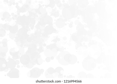 Light bokeh background. Scalable vector illustration. Pattern with circles of different scale and transparency with overlap. Easy background for banners, web pages, ads, Wallpapers
