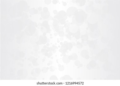 Light bokeh background. Scalable vector illustration. Pattern with circles of different scale and transparency with overlap. Easy background for banners, web pages, ads, Wallpapers