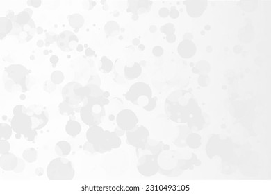 Light bokeh background. Simple gray backdrop. Vector illustration