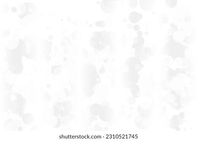 Light bokeh background. Simple gray backdrop. Vector illustration