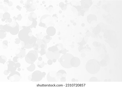 Fondo ligero de bokeh. Sencillo fondo gris. Ilustración del vector