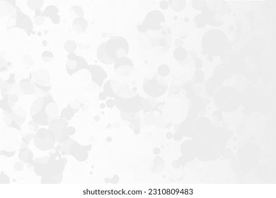 Light bokeh background. Simple gray backdrop. Vector illustration
