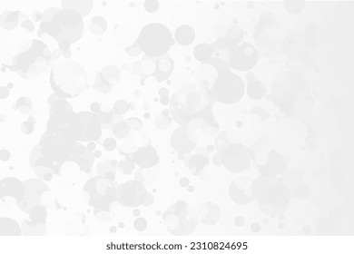 Fondo ligero de bokeh. Sencillo fondo gris. Ilustración del vector