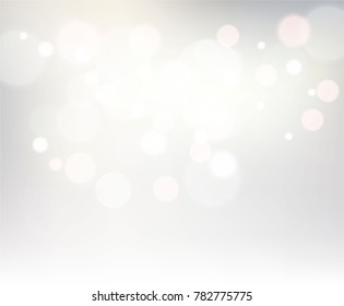 Light bokeh background vector