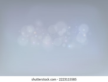 Light bokeh effect isolated on transparent background. Light abstract glowing bokeh lights. Christmas background from shining dust. Christmas concept flare sparkle. White png dust light. 