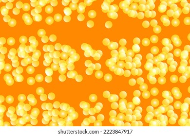 Light bokeh effect isolated on transparent background. 