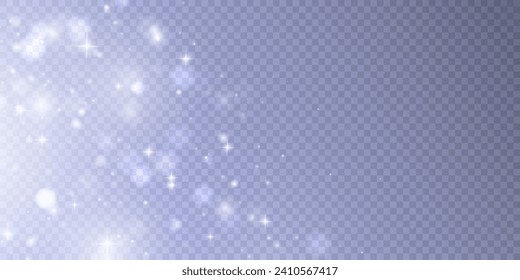 Light bokeh of gold dust. Christmas glowing bokeh and glitter overlay texture for your design.