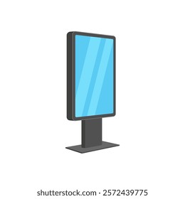 Light Box, Exhibition Vector illustration Isolated