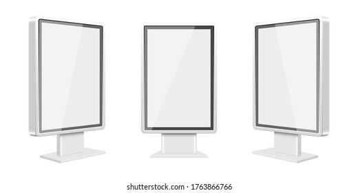 Light box template vector design illustration isolated on white background