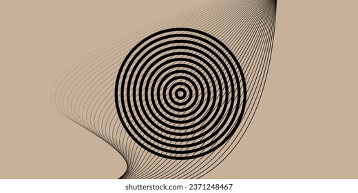 light brown and black colors background wave vector illustration texture