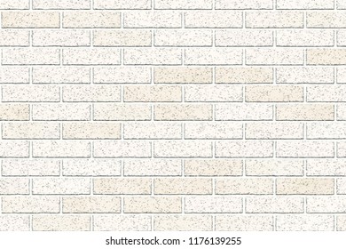 Light brown brick wall abstract background. Texture of bricks. Vector illustration. Template design for web banners