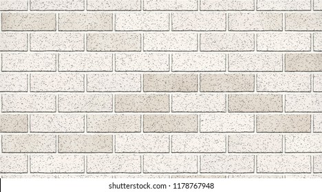 Light brown brick wall abstract background. Texture of bricks. Vector illustration. Template design for web banners