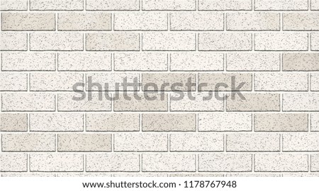 Light brown brick wall abstract background. Texture of bricks. Vector illustration. Template design for web banners