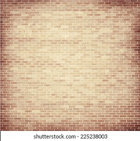 Light Brown Brick Wall Texture With Copy Space