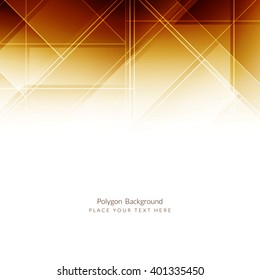 Light brown color polygonal shape background