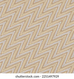 Light Brown Contour Textured Zigzag Pattern