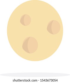 light brown cookie graphic vector