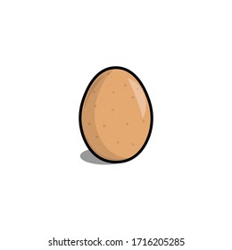 light brown eggs with a few small polka dots.