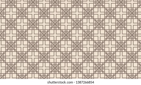 Light Brown Geometric Square Background Pattern