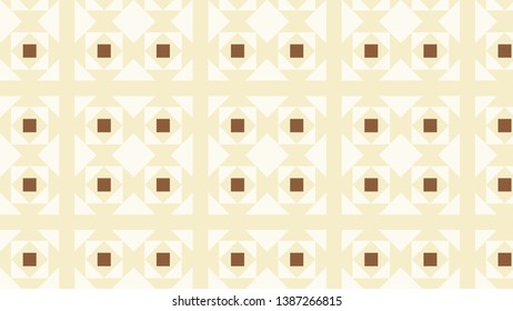 Light Brown Geometric Square Pattern Background Design