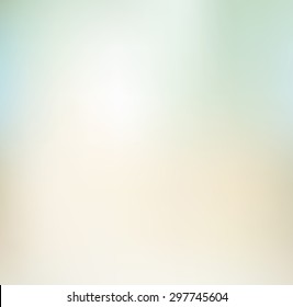 Light brown and green gradient abstract blur background, template.