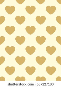 Light brown hearts on a brown background. The theme of Valentines day
