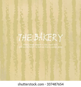 Light brown love pastel bakery background
