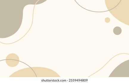Light brown minimalist shape image