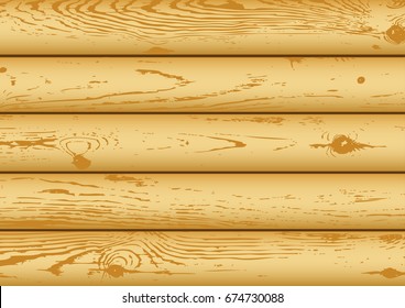 Light brown pine log desk grain texture background. Board wooden timber plank backdrop. Design interior furniture