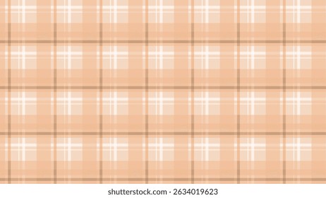 Light Brown Plaid Pattern Seamless Background