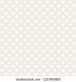 Light Brown Seamless Baby Pattern With White Butterflies
