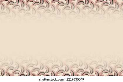 Light brown traditional batik abstract background with copyspace.