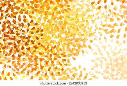 Light Brown vector backdrop with memphis shapes. Decorative design in abstract style with random forms. Modern design for your business card.