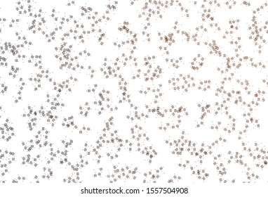 Light Brown vector background with straight lines, dots. Blurred decorative design in simple style with lines. Best design for your ad, poster, banner.