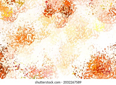 Fondo vectorial marrón claro con líneas irregulares. Ilustración colorida en estilo abstracto con gradiente. Plantilla para pantallas de teléfonos móviles.