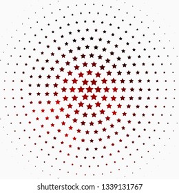 Light Brown vector layout with bright stars. Colorful illustration with abstract gradient stars. Best design for your ad, poster, banner.