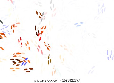 Light Brown vector natural background with leaves. leaves on elegant natural pattern with gradient. Hand painted design for web, wrapping.