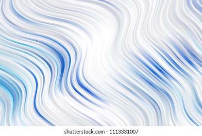 Light Brown vector pattern with curved circles. A sample with blurred bubble shapes. Marble style for your business design.