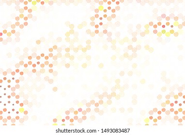 Light Brown vector pattern with lines. Colorful illustration in abstract style with gradient. A completely new template for your design.