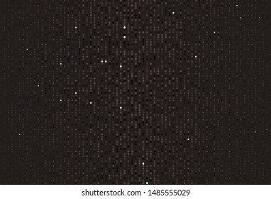 Light Brown vector pattern with spheres. Abstract illustration with colored bubbles in nature style. Pattern for ads, leaflets.